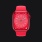 Apple Watch Series 8 (GPS + Cellular) - Caja de aluminio (PRODUCT)RED de 45 mm - Correa deportiva (PRODUCT)RED - Talla única