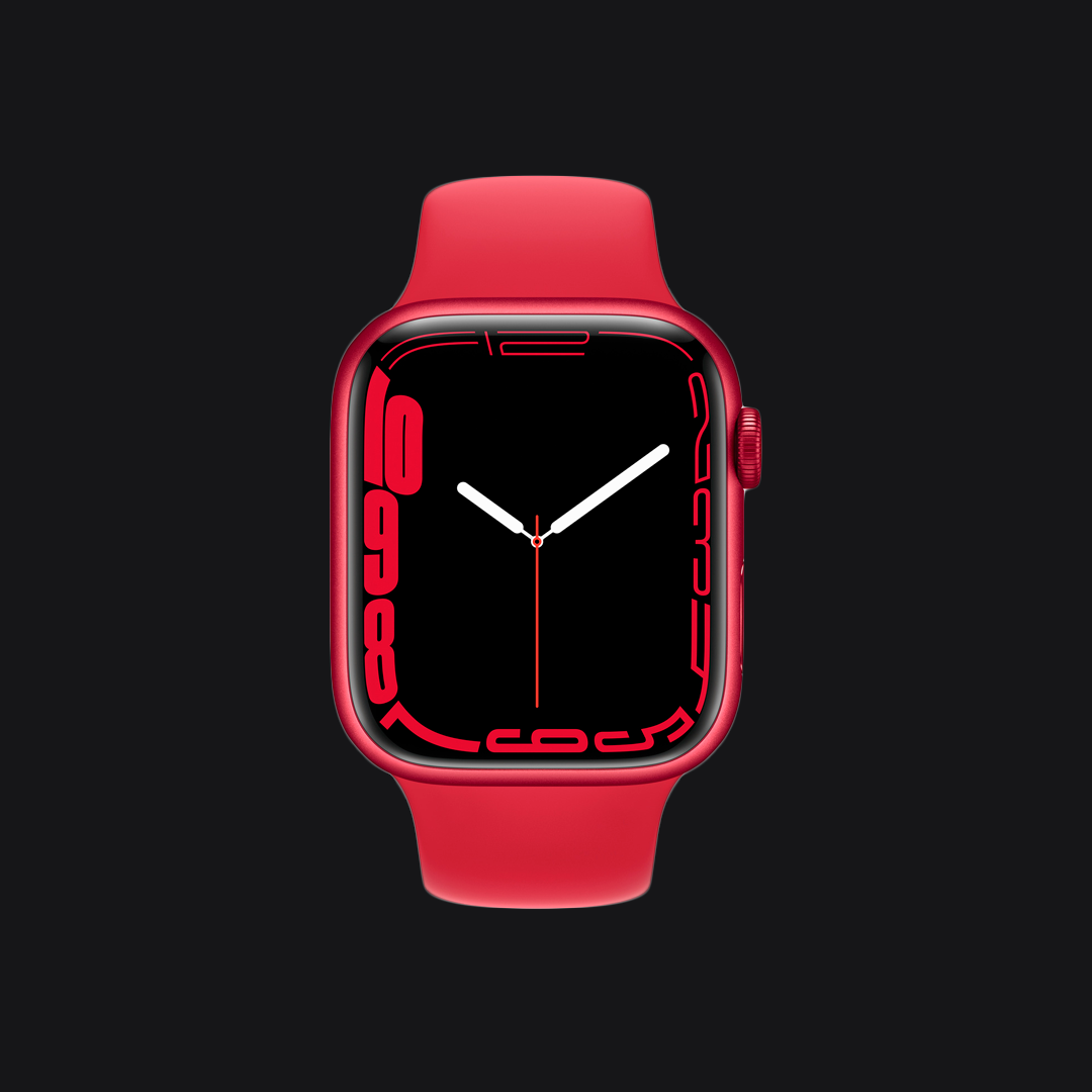 Apple Watch Sport Watch S7 GPS (41mm) - (PRODUCT) Rojo - Correa Deportiva (PRODUCT) Rojo