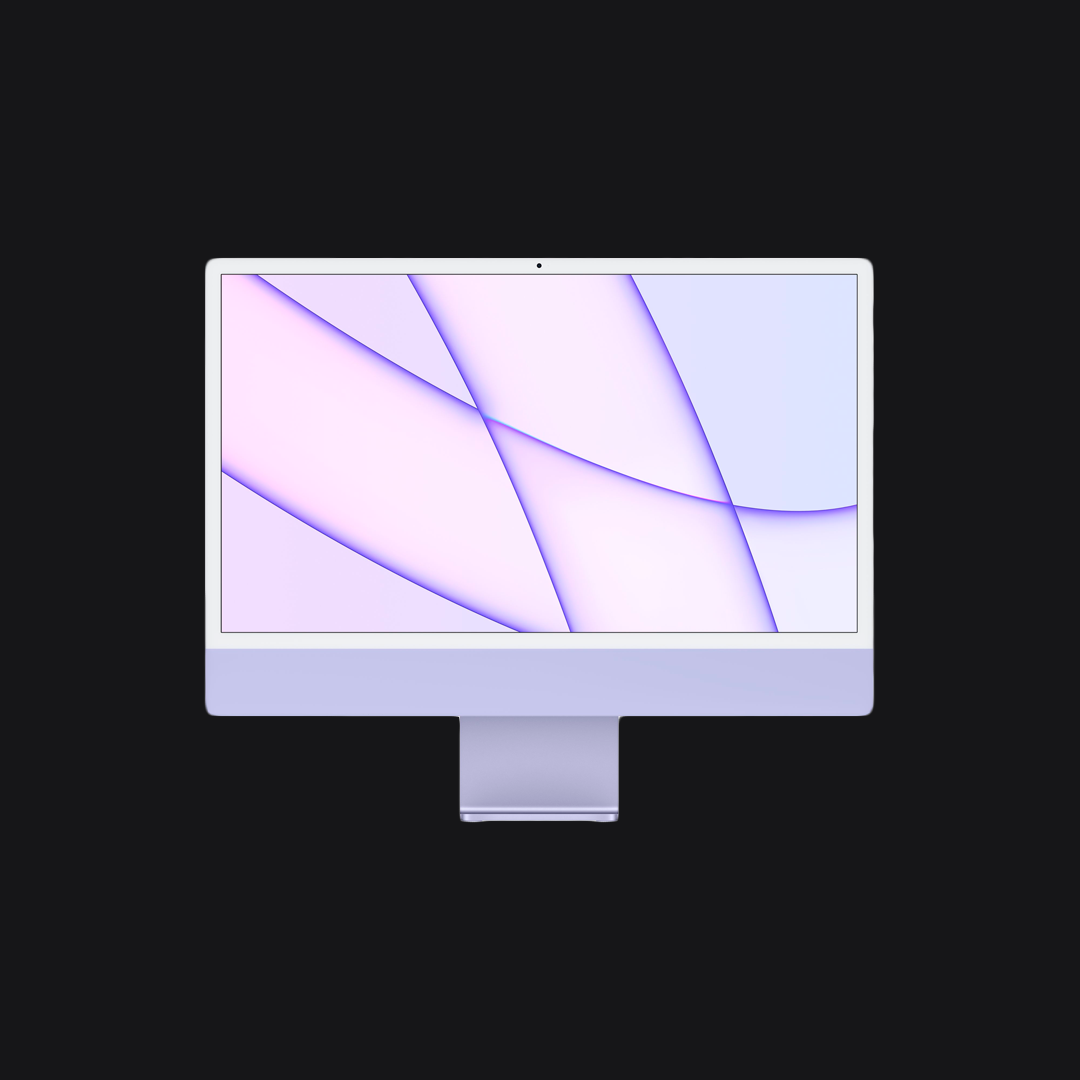 iMac 24” - 2021 - 256 GB - 7GPU - Morado